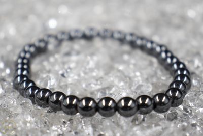 Hematiet armband 6mm.