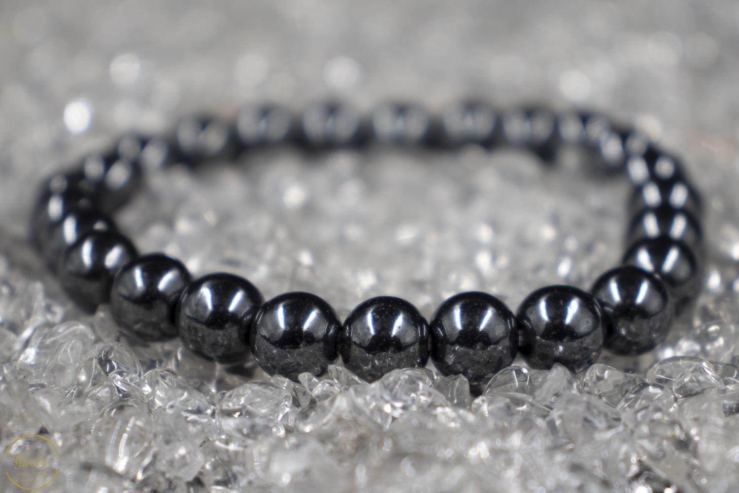 Hematiet armband 8mm.