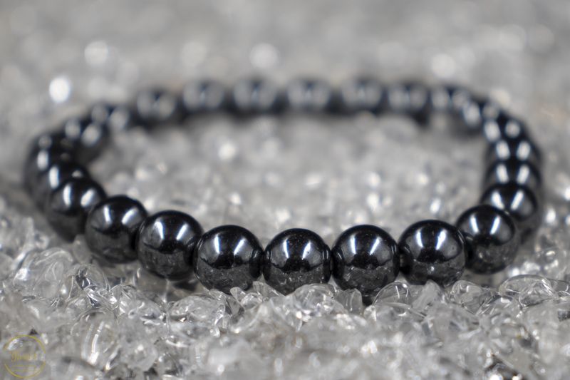 Hematiet armband 8mm.