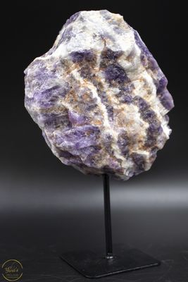 Chevron amethist ruw op standaard 1.29 kg