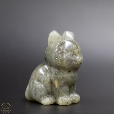 Labradoriet poesje ca. 4 cm