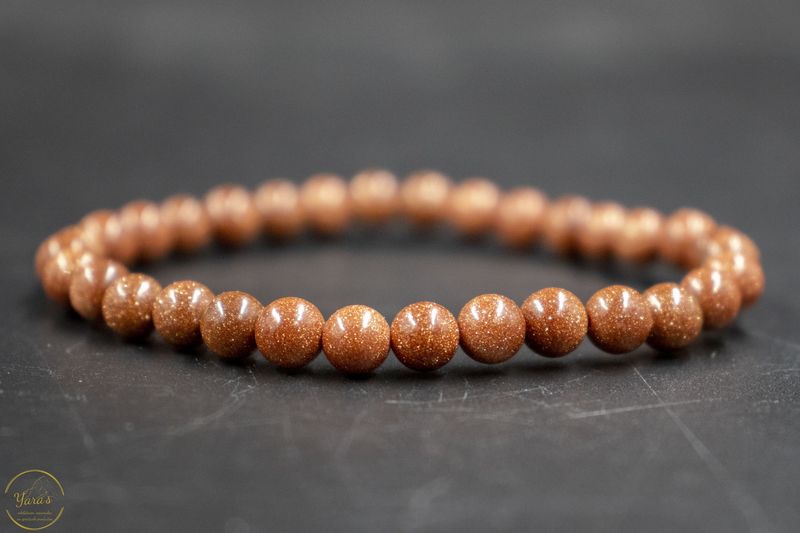 Goudstroom armband 6mm.