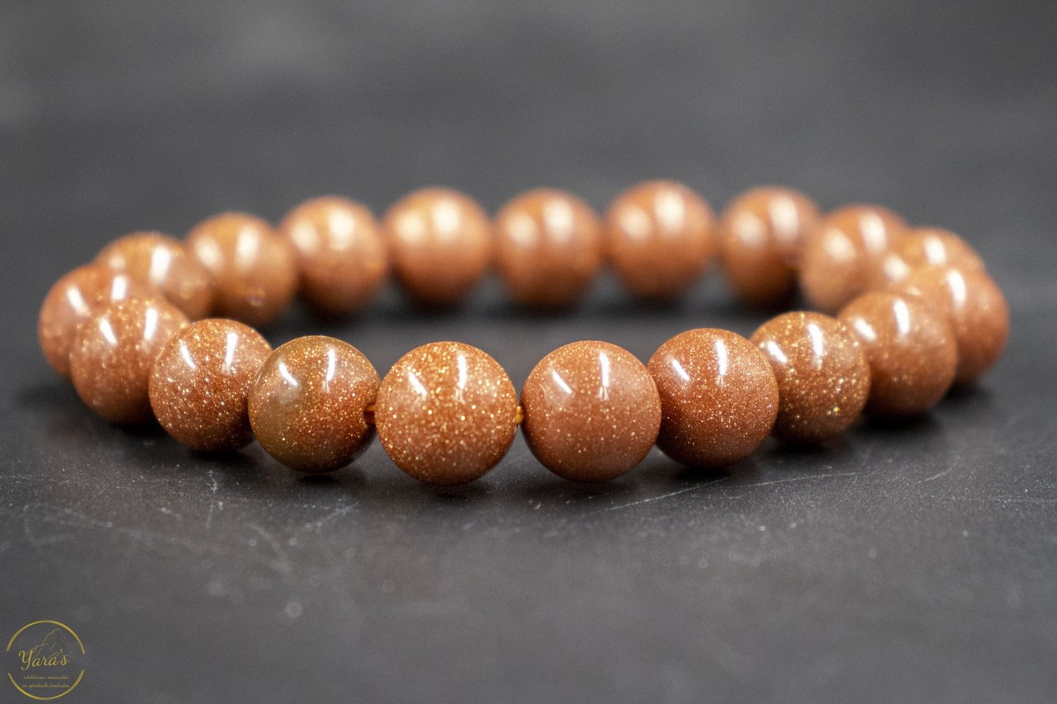 Goudstroom armband 10mm