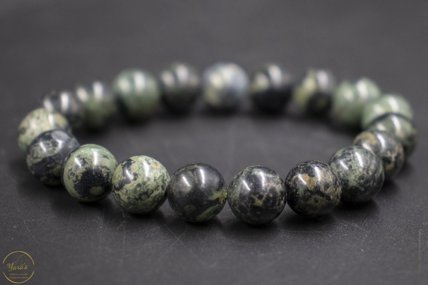 Kambaba jaspis / Eldariet armband 10mm