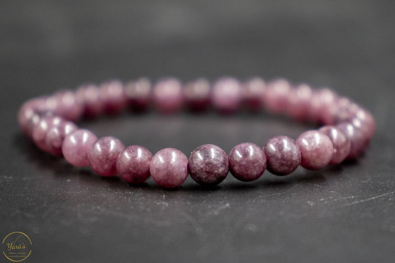 Roze toermalijn armband 6mm