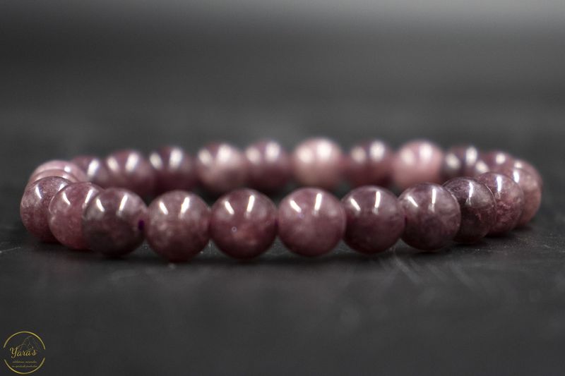 Roze toermalijn armband 8mm