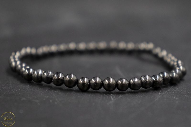 Shungiet armband 4mm