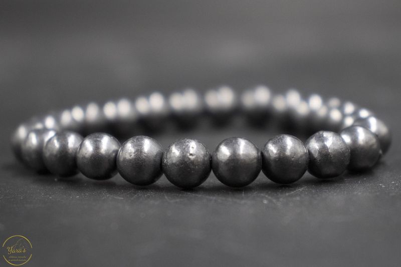 Shungiet armband 8mm.