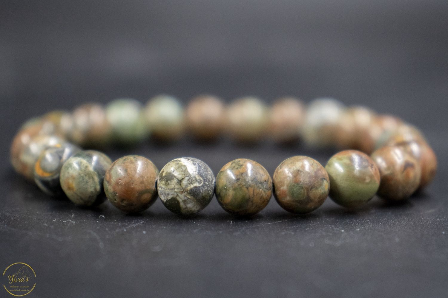 Oceaan jaspis armband 8mm