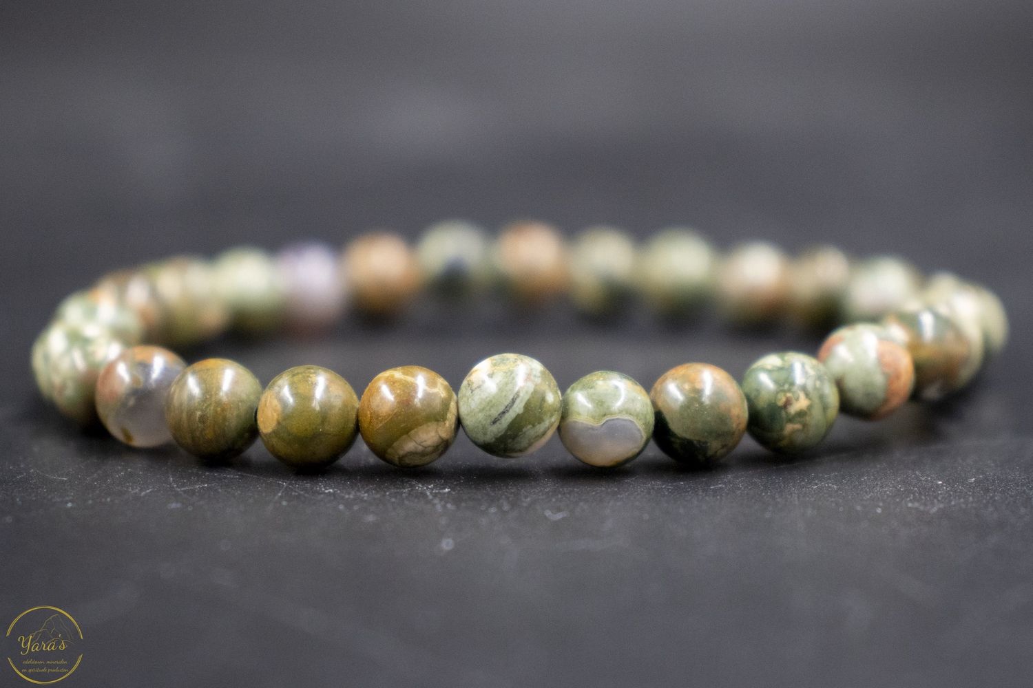 Oceaan jaspis armband 6mm