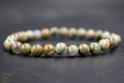 Oceaan jaspis armband 6mm