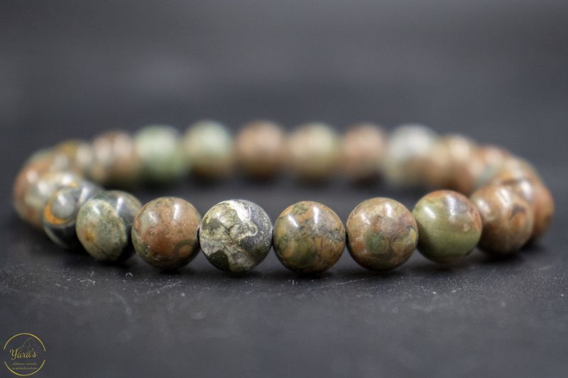 Oceaan jaspis armband 8mm