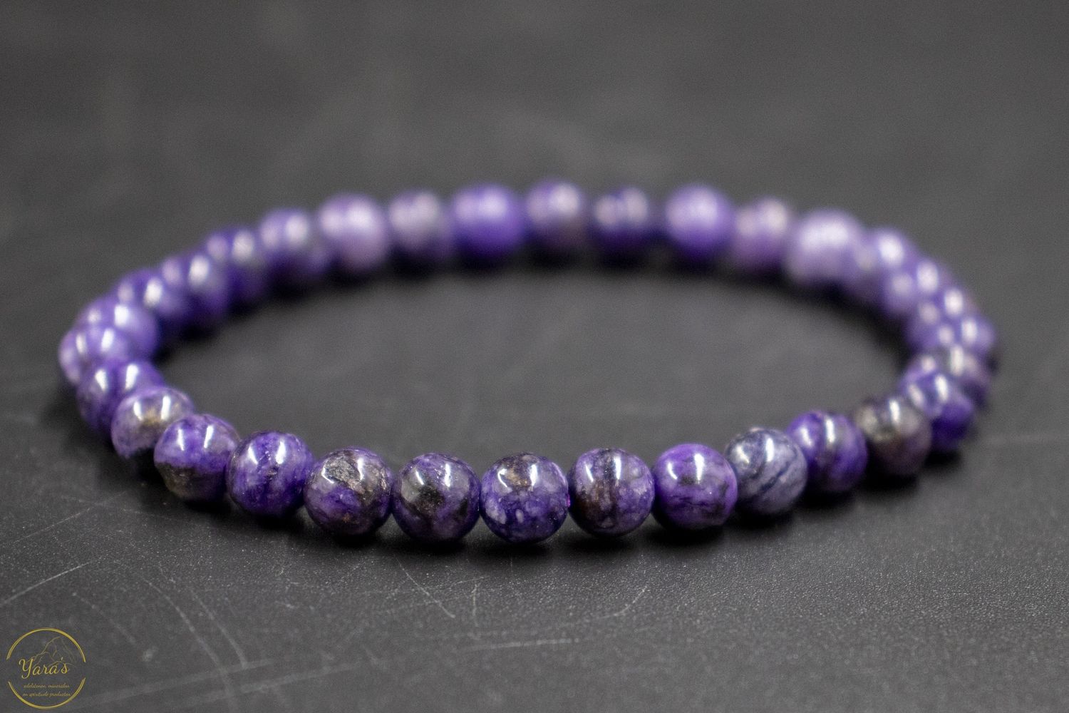 Charoiet armband 6mm