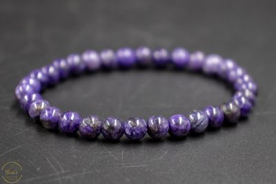 Charoiet armband 6mm