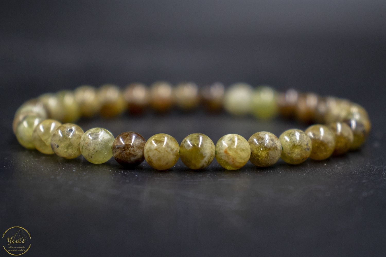 Groene Toermalijn armband 6mm