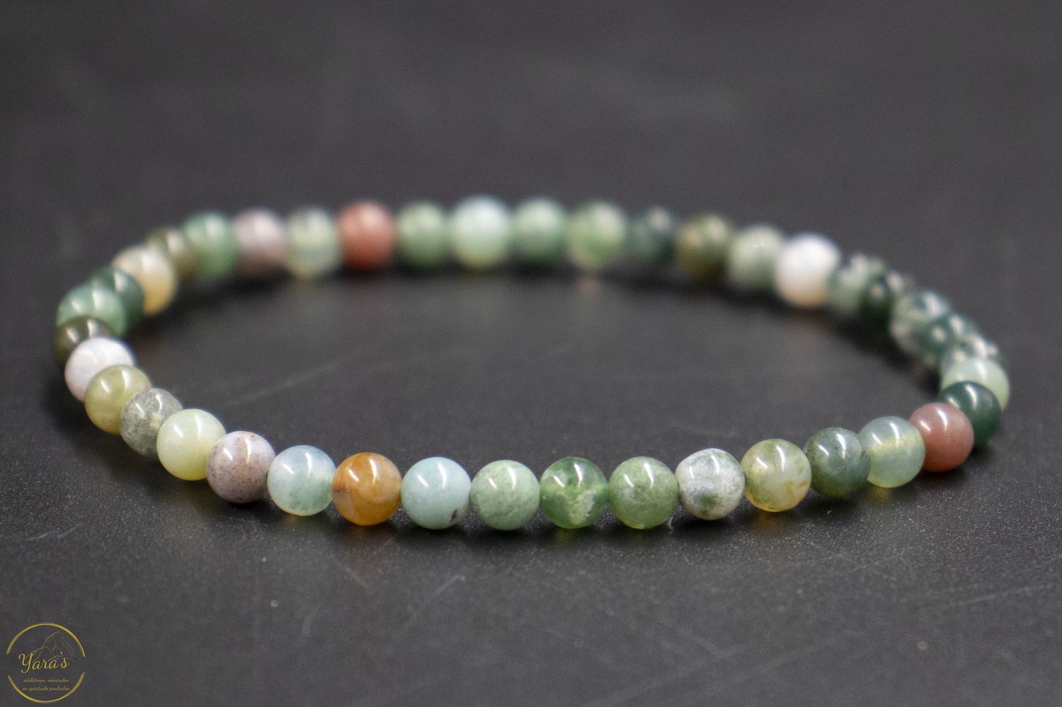 Mosagaat armband 4mm.