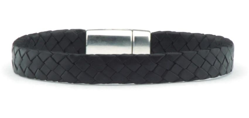 Qoss - DIRK-zwarte schuine vlecht-L