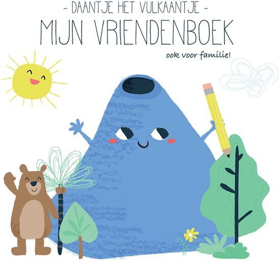 Daantje het vulkaantje - mijn vriendenboek - Mandy Langbroek
