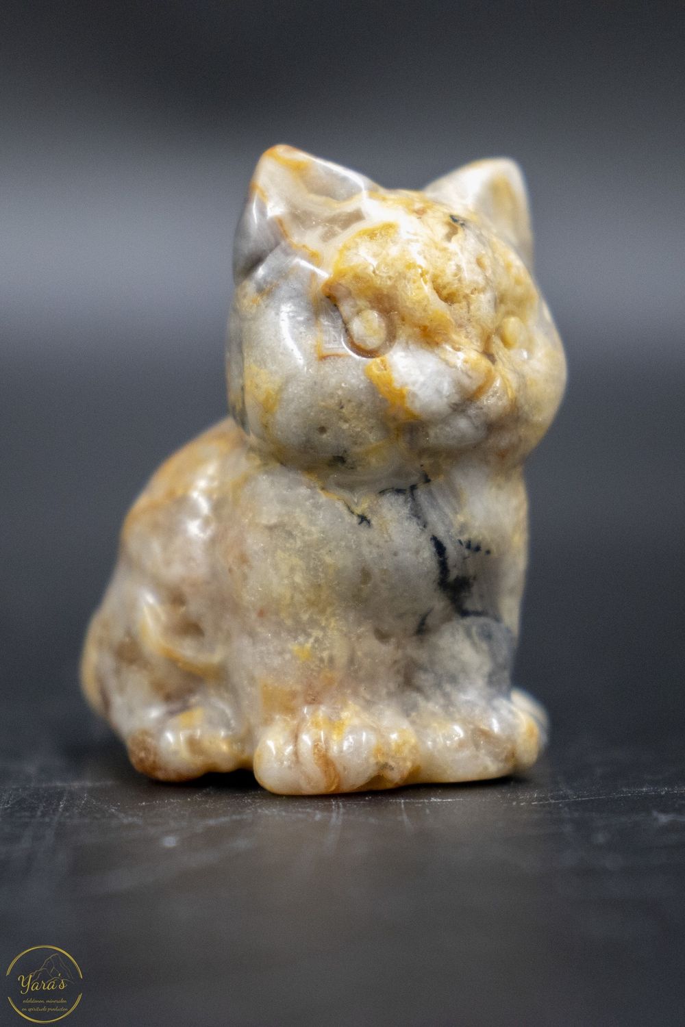 Agaat poesje ca. 4 cm