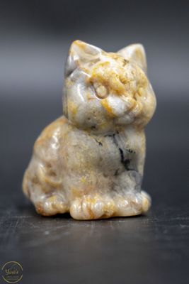 Agaat poesje ca. 4 cm