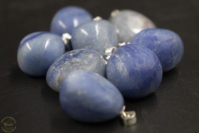 Blauwe Aventurijn hanger zilver (925)