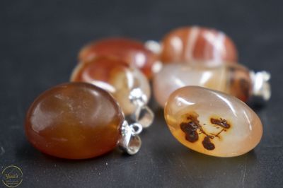 Carneool hanger zilver (925)