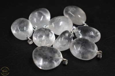 Bergkristal hanger zilver (925)