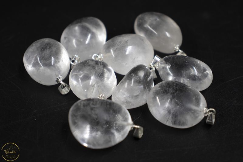 Bergkristal hanger zilver (925)