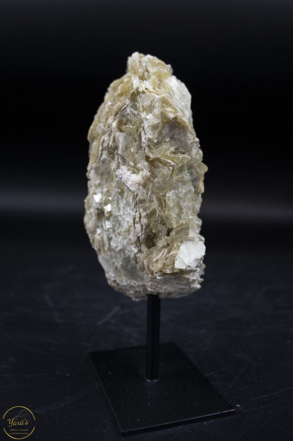 Gele mica op standaard 574 gram