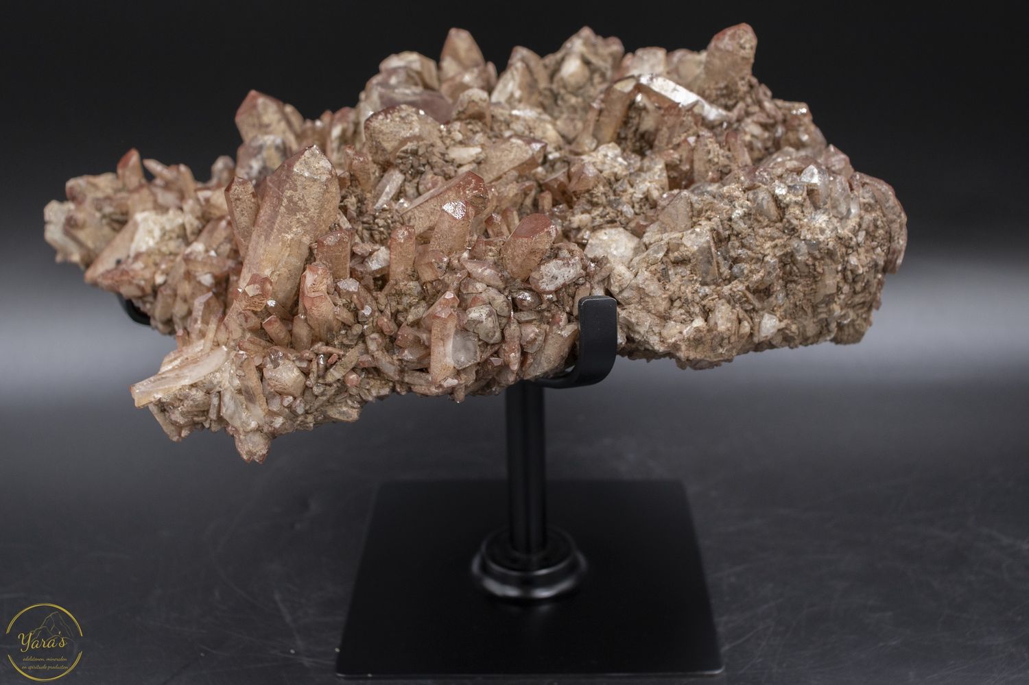 Rode Hematietkwarts ( Red Phantom ) op standaard 8.466 kg