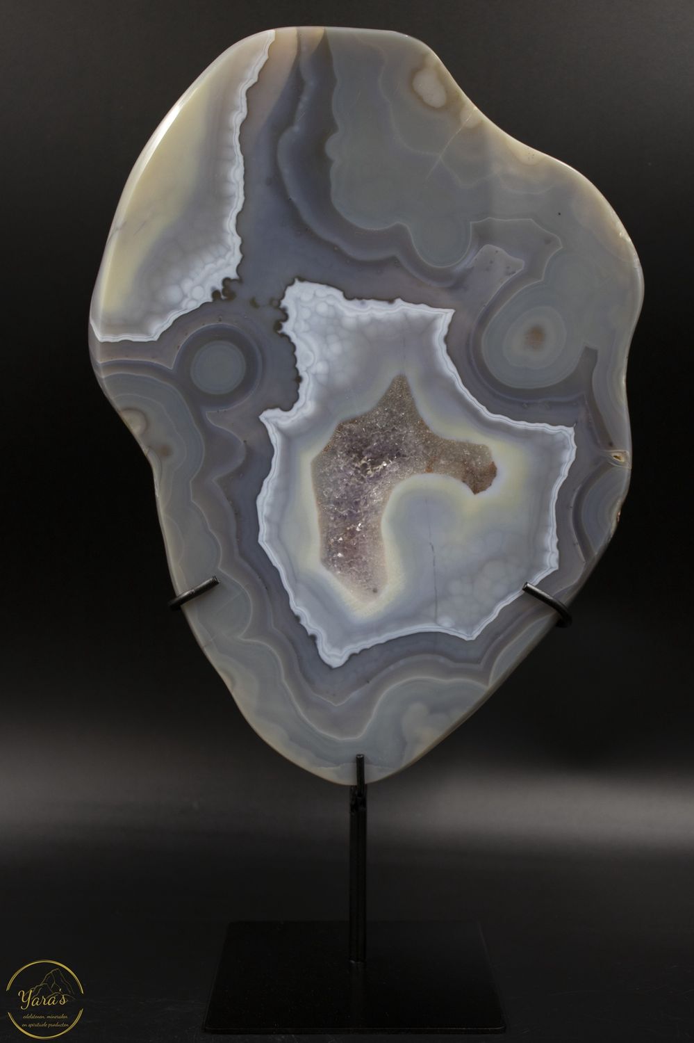 Agaat op standaard 2.44 kg