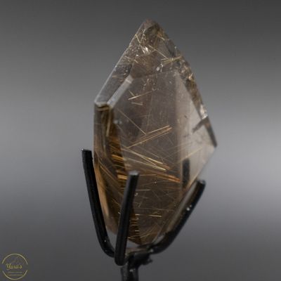 Rutielkwarts freeform op standaard - 26  gram