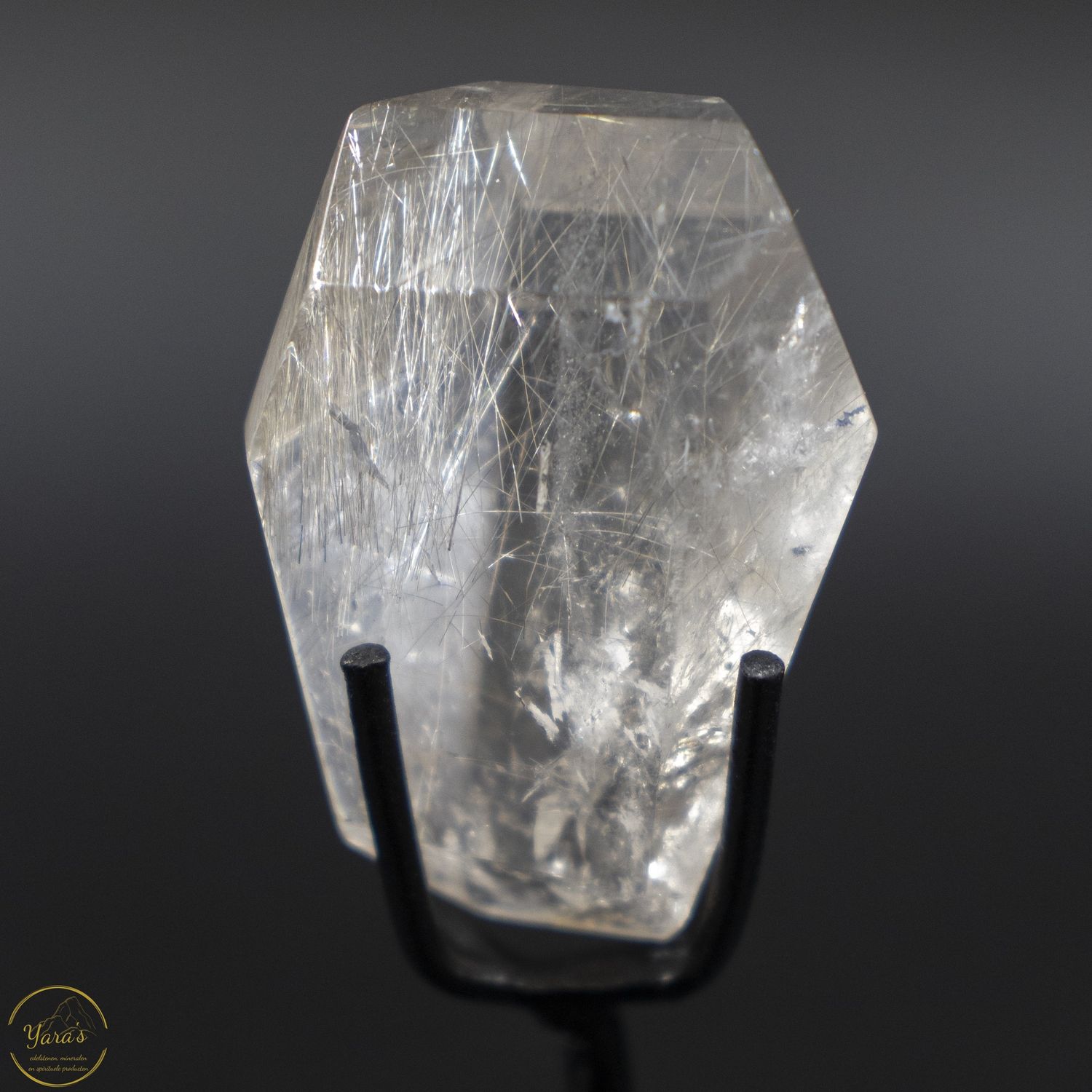 Rutielkwarts freeform op standaard - 26 gram