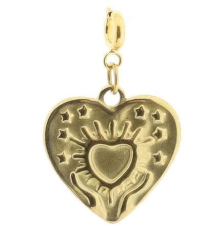 Hanger Solid Gold - hart munt