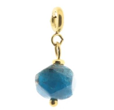 Hanger Solid Gold - blauwe apatiet