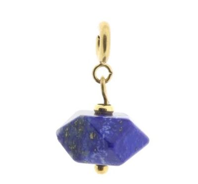 Hanger Solid Gold - Lapis lazuli