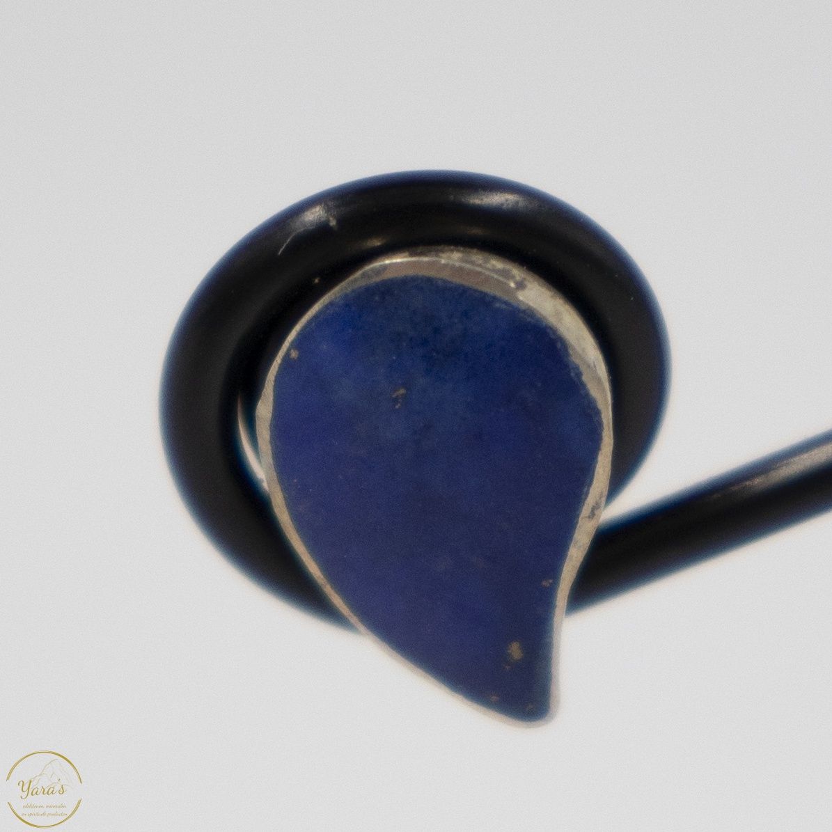 Lapis Lazuli oorbel druppel  zilver (925)