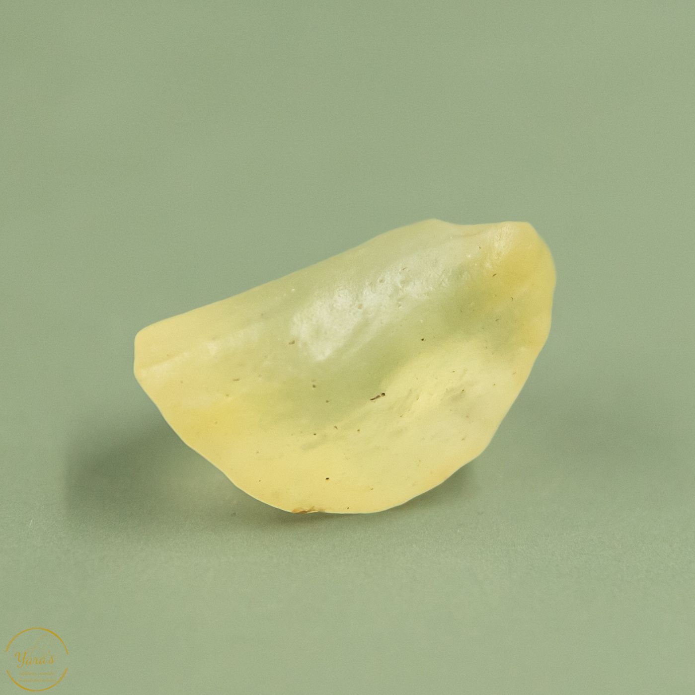 Libisch woestijnglas /  goud tektiet - 5.5gram