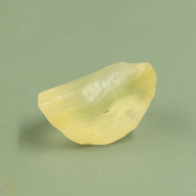 Libisch woestijnglas /  goud tektiet - 5.5gram