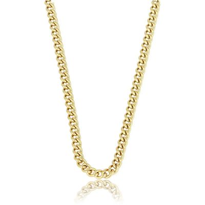 Grove ketting met 4 mm gouden schakels