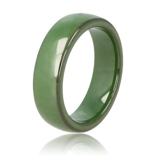 6 mm Brede groene ring - My Bendel, Maat: Maat 16