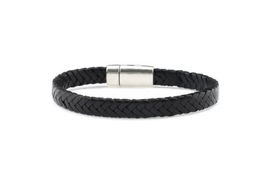 Qoss - ROSS-zwart 8 mm vlecht-L