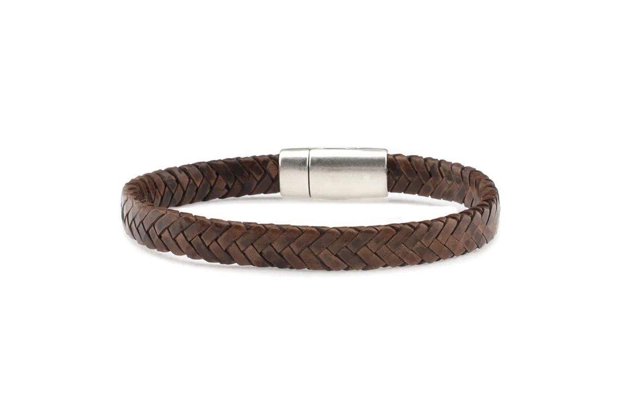Qoss - ROSS-bruin 8 mm vlecht-M