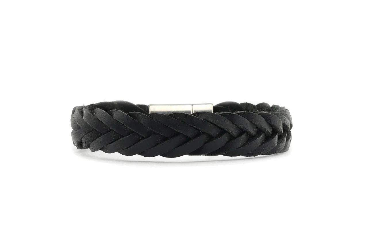 Qoss - TOM-zwarte brede vlecht-XL