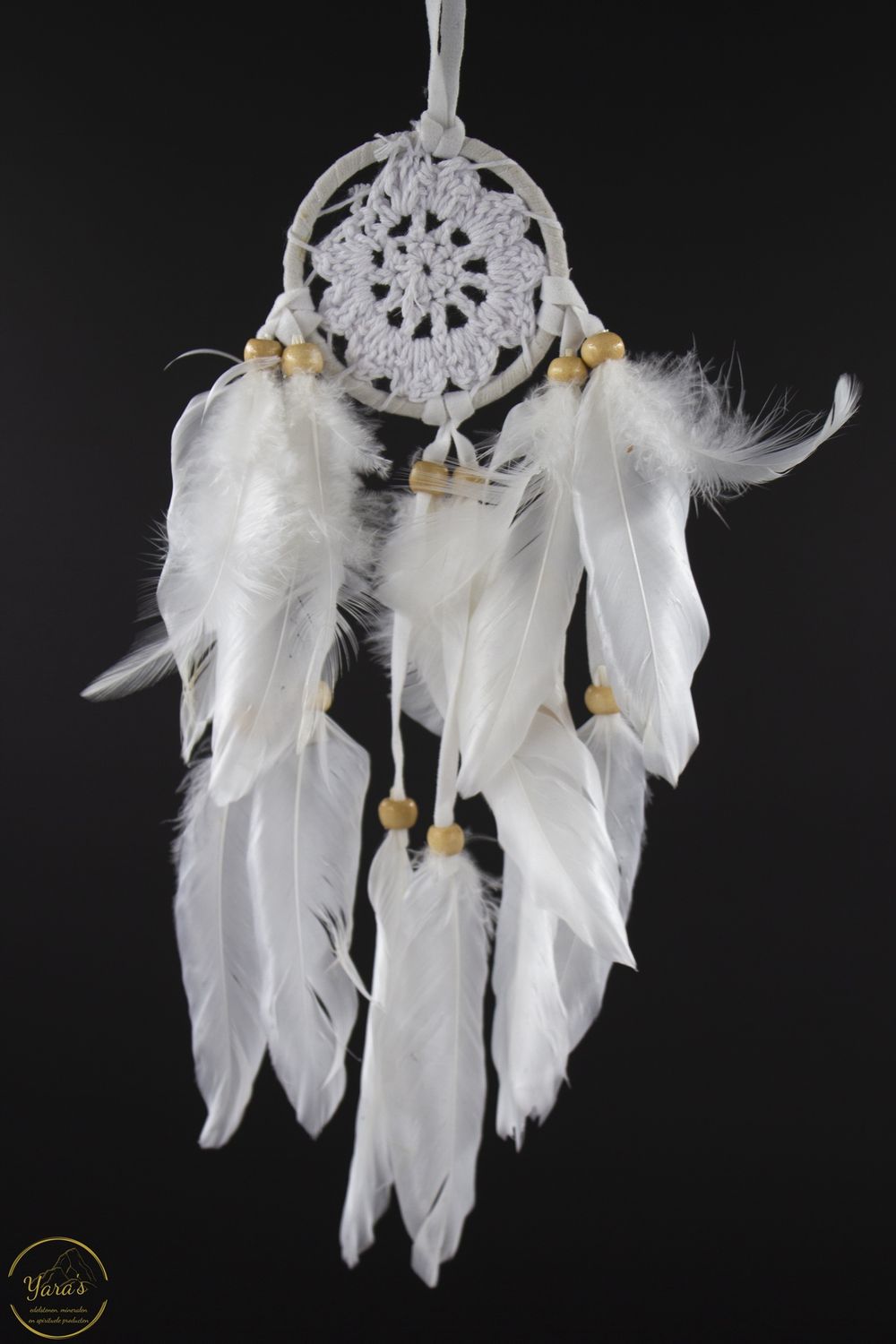 Dromenvanger xs gehaakt, Kleur: Wit