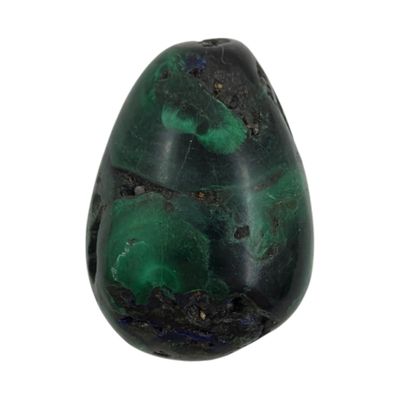 Azuriet hanger doorboord