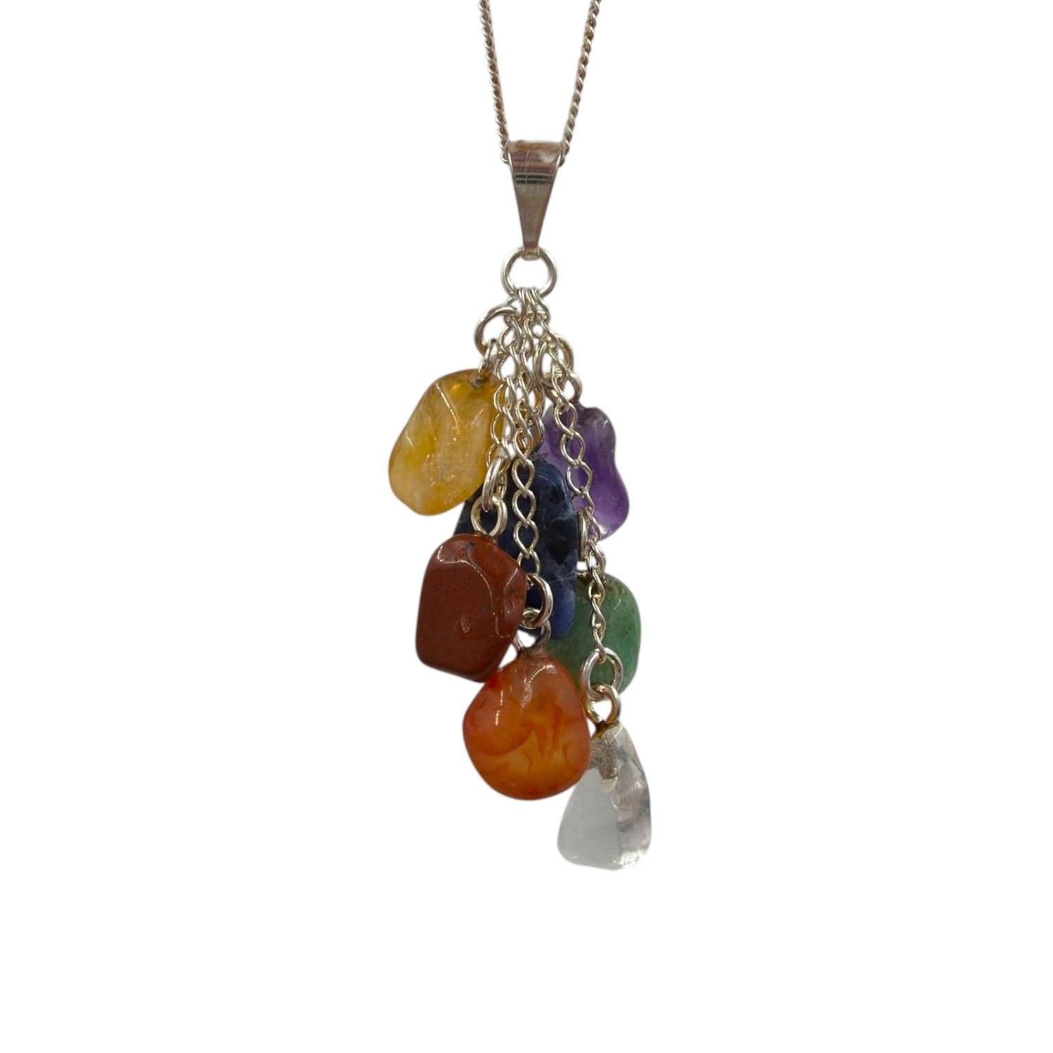 Chakra hanger zilver plated