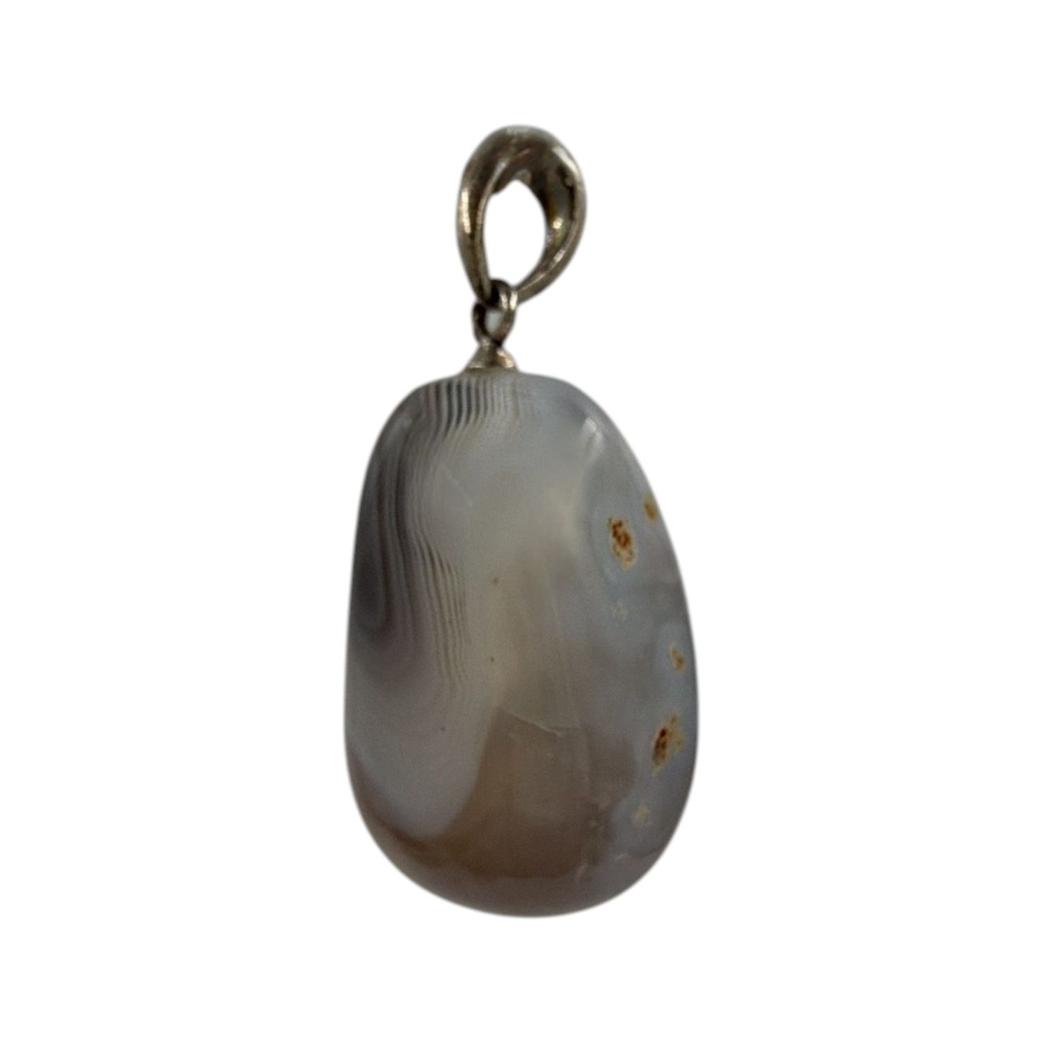 Agaat Hanger Zilver