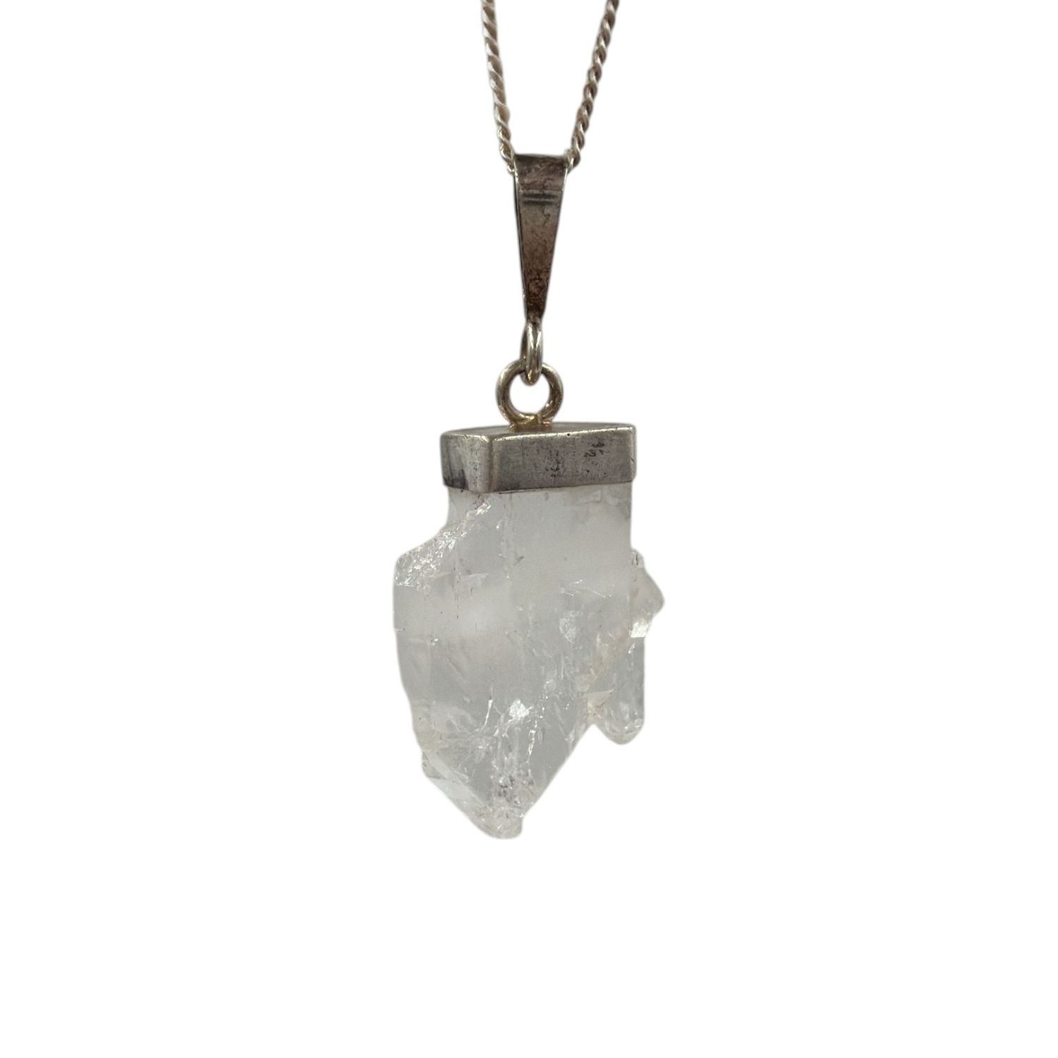 Fadenkwarts hanger zilver - 4.88 gram