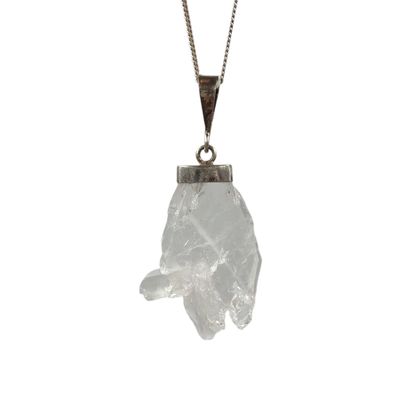 Fadenkwarts hanger zilver - 7.54 gram